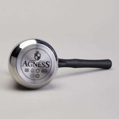 ТУРКА AGNESS, 350МЛ, НЕРЖ.СТАЛЬ 304, ТЕРМОАККУМУЛИРУЮЩЕЕ ДНО, ИНДУКЦИЯ-5