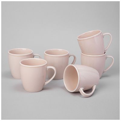 НАБОР КРУЖЕК LEFARD TINT 270МЛ (РОЗОВЫЙ) 6 ШТ.-0