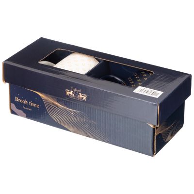 НАБОР ДВУХ КРУЖЕК В ПОДАРОЧНОЙ УПАКОВКЕ 390 МЛ ((КОР=12ШТ)-1