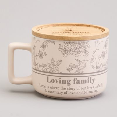 КРУЖКА LEFARD 400МЛ С БАМБУКОВОЙ КРЫШКОЙ 