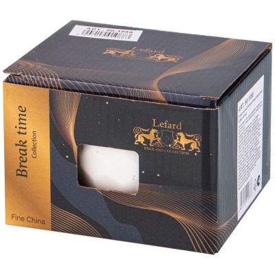 КРУЖКА LEFARD BREAKTIME 400МЛ, БЕЛАЯ-1