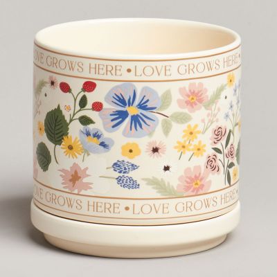 КРУЖКА С КРЫШКОЙ LEFARD SPRING FLOWERS 390МЛ. (КОР=24ШТ.)-4