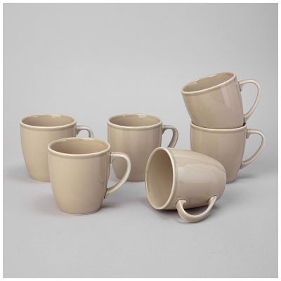 НАБОР КРУЖЕК LEFARD TINT 270МЛ (БЕЖЕВЫЙ) 6 ШТ.-0