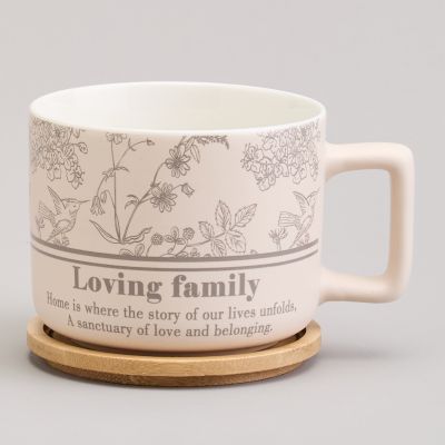 КРУЖКА LEFARD 400МЛ С БАМБУКОВОЙ КРЫШКОЙ 