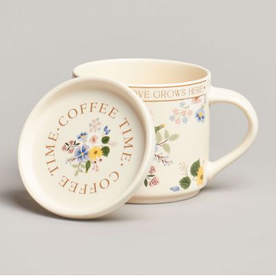 КРУЖКА С КРЫШКОЙ LEFARDSPRING FLOWERS 390МЛ. (КОР=24ШТ.)-2