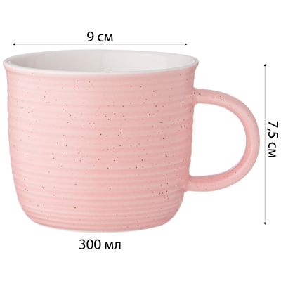 КРУЖКА LEFARD BREAKTIME 300МЛ, ПЕРСИКОВАЯ-2
