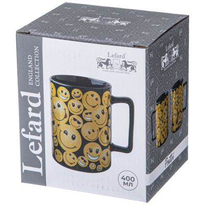 КРУЖКА LEFARD СМАЙЛ 400МЛ 8*7*10.8CM-1