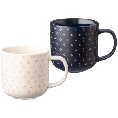 НАБОР ДВУХ КРУЖЕК В ПОДАРОЧНОЙ УПАКОВКЕ 390 МЛ ((КОР=12ШТ)-0