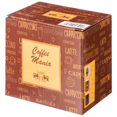 КРУЖКА ЧЕРНАЯ С ЗОЛОТОЙ ДЕТАЛЬЮ 360 МЛ (КОР=36ШТ)-1