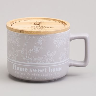 КРУЖКА LEFARD 400МЛ С БАМБУКОВОЙ КРЫШКОЙ 