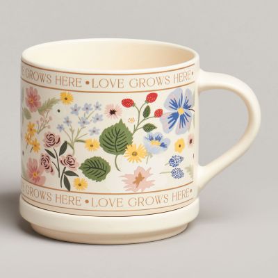 КРУЖКА С КРЫШКОЙ LEFARD SPRING FLOWERS 390МЛ. (КОР=24ШТ.)-3