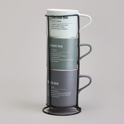 НАБОР КРУЖЕК LEFARD 3ШТ НА МЕТАЛ.ПОДСТАВКЕ 250/320/400МЛ-2