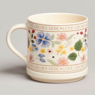 КРУЖКА С КРЫШКОЙ LEFARD SPRING FLOWERS 390МЛ. (КОР=24ШТ.)-5