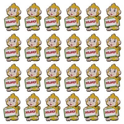 КОМПЛЕКТ ДЕКОРАТИВНЫХ ИЗДЕЛИЙ НА МАГНИТЕ ИЗ 24ШТ. ВЫСОТА=6 СМ.-2