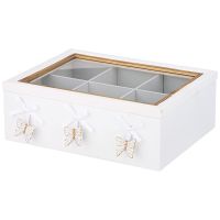 ШКАТУЛКА ДЛЯ ЧАЯ С 6 ОТДЕЛЕНИЯМИ КОЛЛЕКЦИЯ 