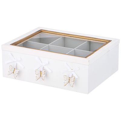 ШКАТУЛКА ДЛЯ ЧАЯ С 6 ОТДЕЛЕНИЯМИ КОЛЛЕКЦИЯ 