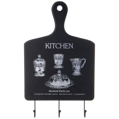 ВЕШАЛКА ДЛЯ КУХОННЫХ АКСЕССУАРОВ 24*40*4,5 СМ-2