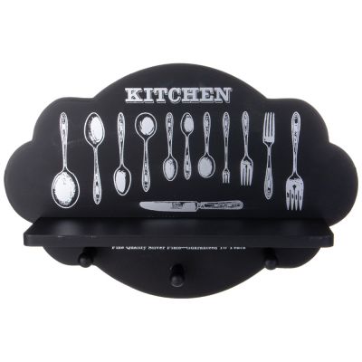 ВЕШАЛКА ДЛЯ КУХНИ С КРЮЧКАМИ 39,5*27*10 СМ-2