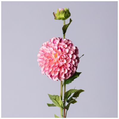 ЦВЕТОК ИСКУССТВЕННЫЙ ГЕОРГИНА ДЛИНА=80СМ , ЦВЕТ МАРСАЛА  МАЛ.УП.=36ШТ-0