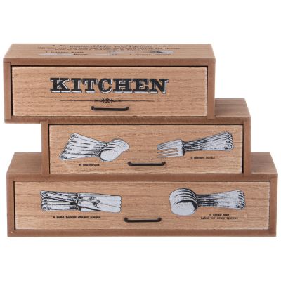 ШКАТУЛКА ДЛЯ КУХОННЫХ АКСЕССУАРОВ 30*11*20 СМ-2