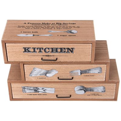 ШКАТУЛКА ДЛЯ КУХОННЫХ АКСЕССУАРОВ 30*11*20 СМ-4