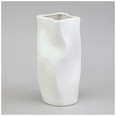 ВАЗА 11*11*21СМ ЦВЕТ: БЕЛЫЙ-0