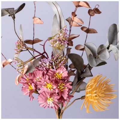 БУКЕТ ИСКУССТВЕННЫХ ЦВЕТОВ ВЫСОТА=40,5 СМ БЕЗ УПАКОВКИ (МАЛ=12ШТ./КОР=144ШТ.)-1