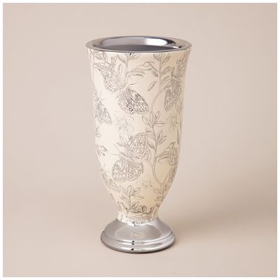 ВАЗА ДЕКОРАТИВНАЯ НА НОЖКЕ 10Х20 СМ-0