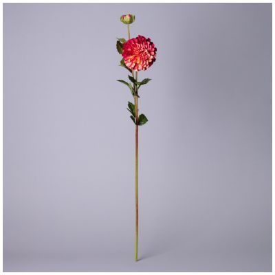 ЦВЕТОК ИСКУССТВЕННЫЙ ГЕОРГИНА ДЛИНА = 80СМ, ЦВЕТ ВИННЫЙ МАЛ.УП.=36ШТ-1