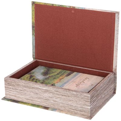 НАБОР ШКАТУЛОК-КНИЖЕК ИЗ 2-Х ШТ. 27Х18Х7/21Х13Х5 СМ-2