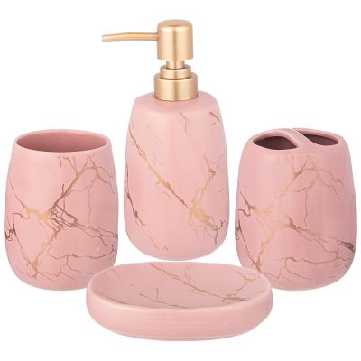 НАБОР ДЛЯ ВАННОЙ КОМНАТЫ 4 ПР. (КОР=12НАБ.) 400 МЛ-0