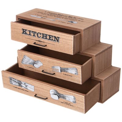 ШКАТУЛКА ДЛЯ КУХОННЫХ АКСЕССУАРОВ 30*11*20 СМ-3