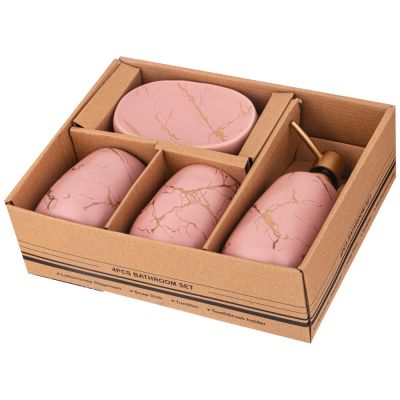 НАБОР ДЛЯ ВАННОЙ КОМНАТЫ 4 ПР. (КОР=12НАБ.) 400 МЛ-1