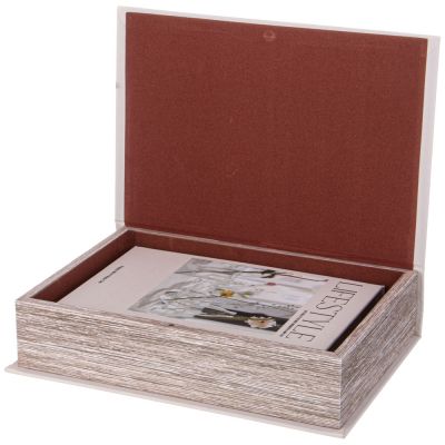 НАБОР ШКАТУЛОК-КНИЖЕК ИЗ 2-Х ШТ. 30Х21Х7/24Х16Х5 СМ-2