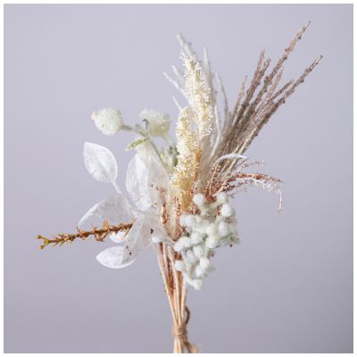 ЦВЕТОЧНАЯ КОМПОЗИЦИЯ ИЗ ПОМПАСНОЙ ТРАВЫ ДЛИНА 45СМ-0