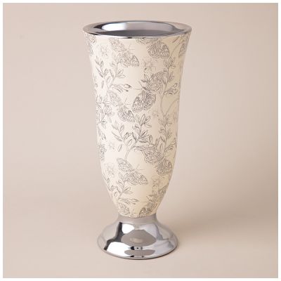 ВАЗА ДЕКОРАТИВНАЯ НА НОЖКЕ 14Х30 СМ-0