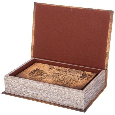 НАБОР ШКАТУЛОК-КНИЖЕК ИЗ 2-Х ШТ. 30Х21Х7/24Х16Х5 СМ-2