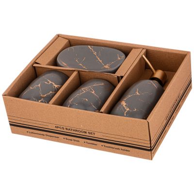 НАБОР ДЛЯ ВАННОЙ КОМНАТЫ 4 ПР. (КОР=12НАБ.)-1