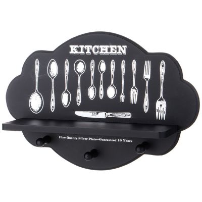 ВЕШАЛКА ДЛЯ КУХНИ С КРЮЧКАМИ 39,5*27*10 СМ-0