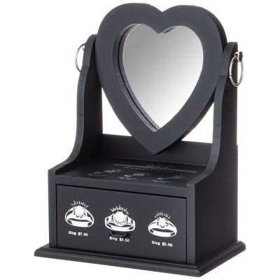 ШКАТУЛКА ДЛЯ УКРАШЕНИЙ С ЗЕРКАЛОМ 18*11*29,5 СМ-0