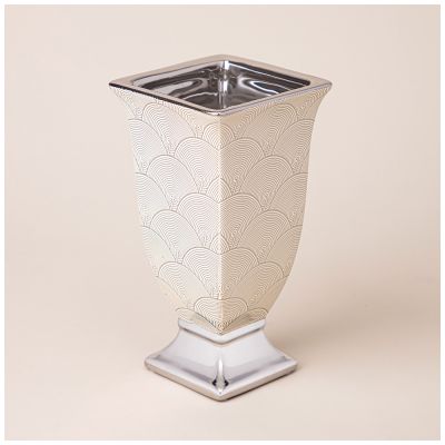 ВАЗА ДЕКОРАТИВНАЯ НА НОЖКЕ 12Х25 СМ-0