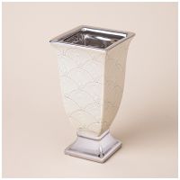 ВАЗА ДЕКОРАТИВНАЯ НА НОЖКЕ 10,5Х20 СМ