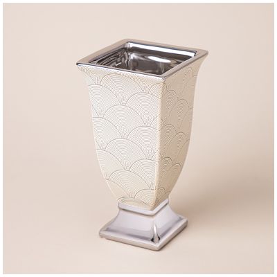 ВАЗА ДЕКОРАТИВНАЯ НА НОЖКЕ 10,5Х20 СМ-0