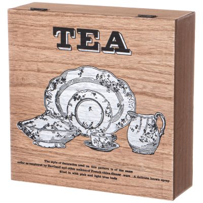 ШКАТУЛКА ДЛЯ ЧАЙНЫХ ПАКЕТИКОВ 24*24*8 СМ-3