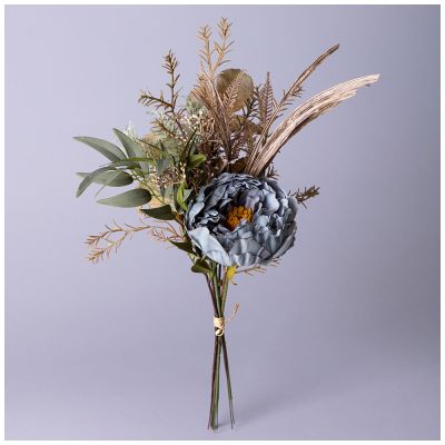 БУКЕТ ИСКУССТВЕННЫХ ЦВЕТОВ ВЫСОТА=45,5 СМ БЕЗ УПАКОВКИ (МАЛ=12ШТ./КОР=120ШТ.)-0