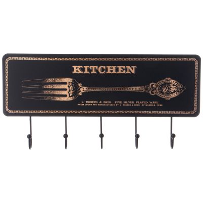 ВЕШАЛКА ДЛЯ КУХОННЫХ АКСЕССУАРОВ  39,5*19*4,5 СМ-2