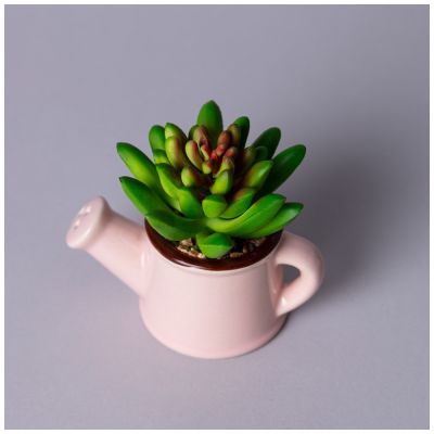 СУККУЛЕНТ ИСКУССТВЕННЫЙ В ГОРШКЕ 10*8СМ МАЛ.УП.=24ШТ-1