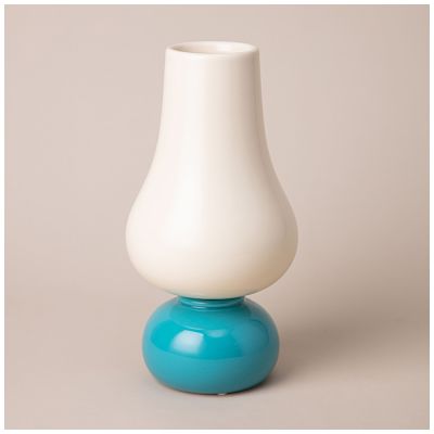 ВАЗА ДЕКОРАТИВНАЯ НА НОЖКЕ 12,5Х25 СМ-0