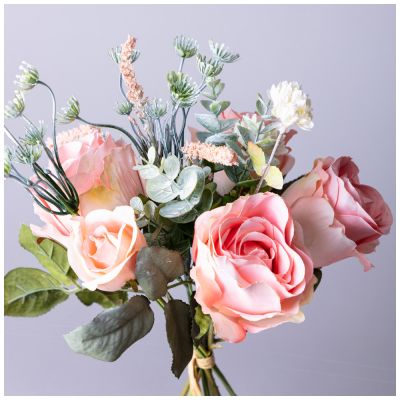 БУКЕТ ИСКУССТВЕННЫХ ЦВЕТОВ ВЫСОТА=30,5 СМ БЕЗ УПАКОВКИ (МАЛ=12ШТ./КОР=120ШТ.)-1