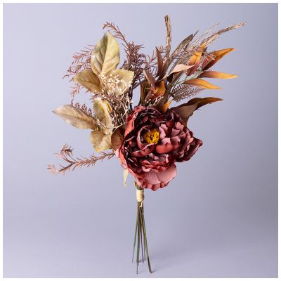 БУКЕТ ИСКУССТВЕННЫХ ЦВЕТОВ ВЫСОТА=45,5 СМ БЕЗ УПАКОВКИ (МАЛ=12ШТ./КОР=120ШТ.)-0